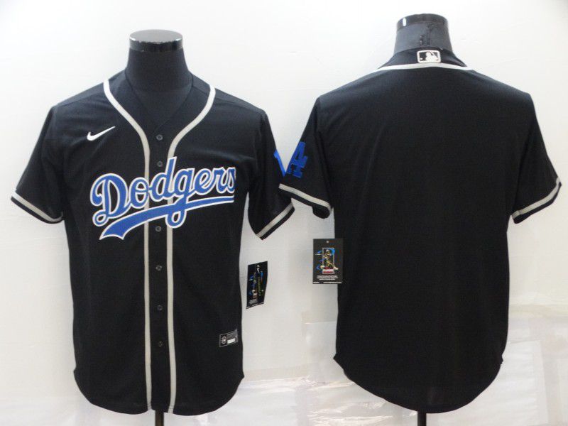Men Los Angeles Dodgers Blank Black Game Nike 2022 MLB Jersey